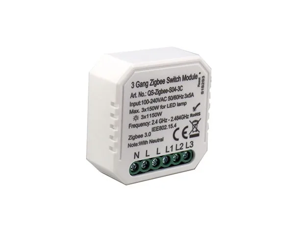 Akubela 3 Gang Zigbee Switch Module