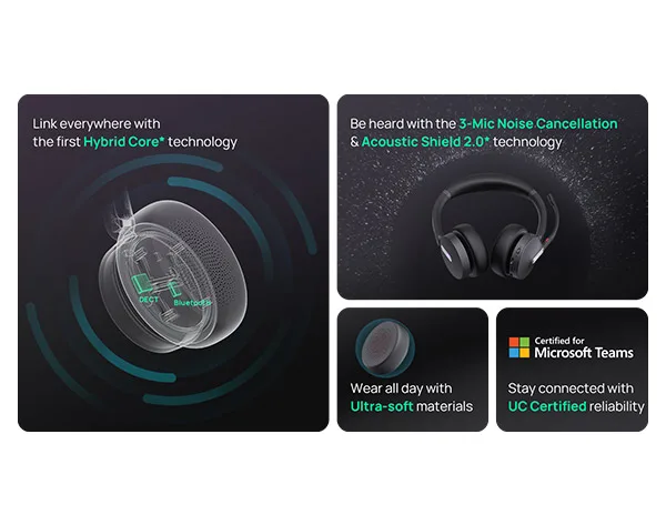 WH64 Hybrid DECT Headset