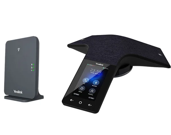 wireless HD conference phone with DECT & Wi-Fi & built-in battery
