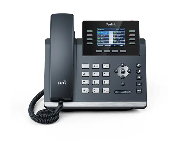 IP phone with PoE, 12 SIP accounts