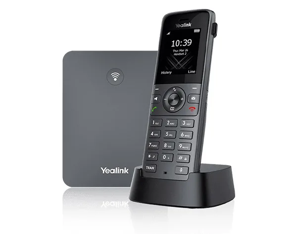 DECT IP phone system with 10 SIP accounts
