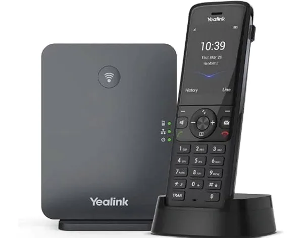 DECT IP phone system with 10 SIP accounts