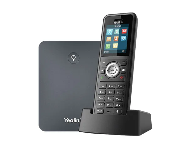 DECT IP phone system with 10 SIP accounts
