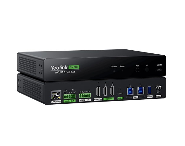 Yealink EN300 AV over IP Encoder 4K Dante | DMS