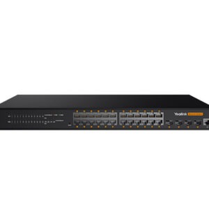 Yealink RCH240 PoE AV Switch 24 Port L2+ Dante AES67 370W | DMS