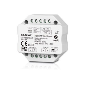 Akubela S1-B(WZ) AC Triac Dimmer ZigBee 256-Level Dimming | DMS