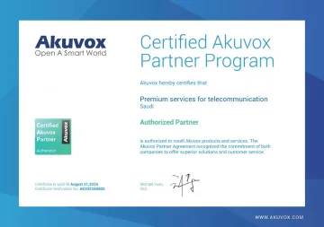 Digital Myth Solution DMS - Certified Akuvox Partner Program